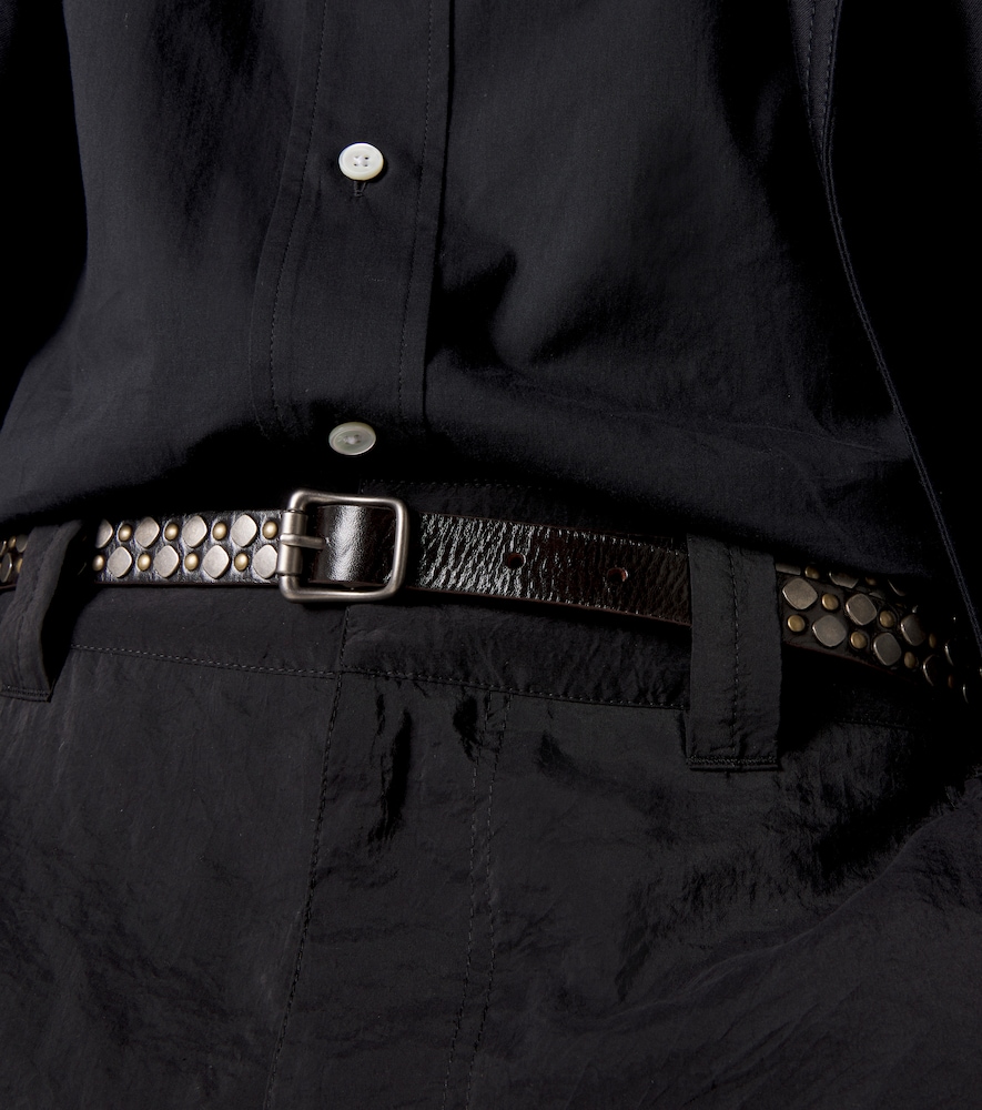  Lemaire Lemaire Studded Leather Belt 