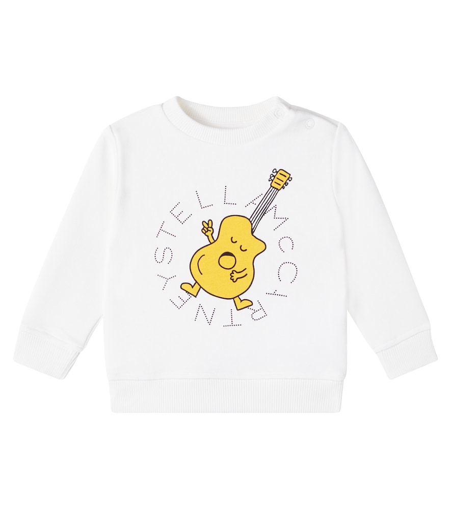 Stella McCartney Kids Baby logo cotton fleece sweatshirt　ステラ マッカートニー キッズ ベビー ロゴ コットン フリース スウェットシャツ Stella