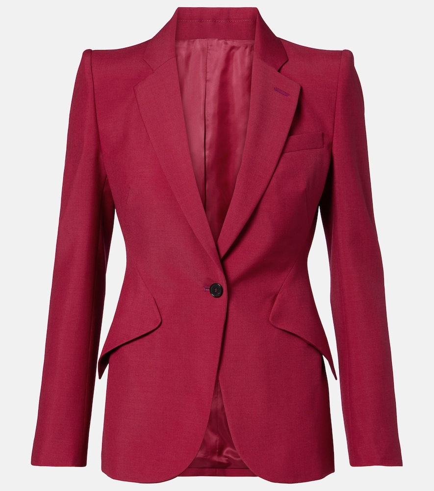McQueen Wool and mohair blazer