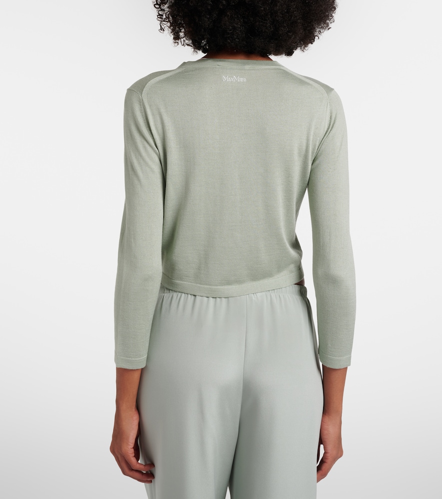  Max Mara Max Mara Cardigan Faretra Aus Seide Und Kaschmir 