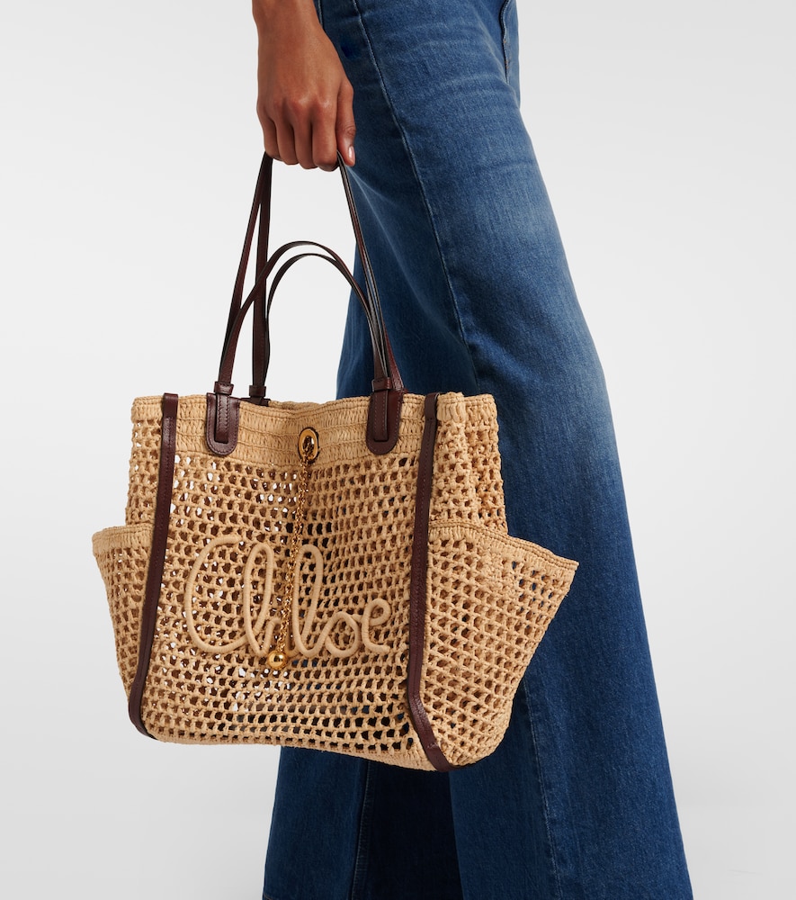 Chloé x Made For A Woman Chloé Iconic raffia shoulder bag