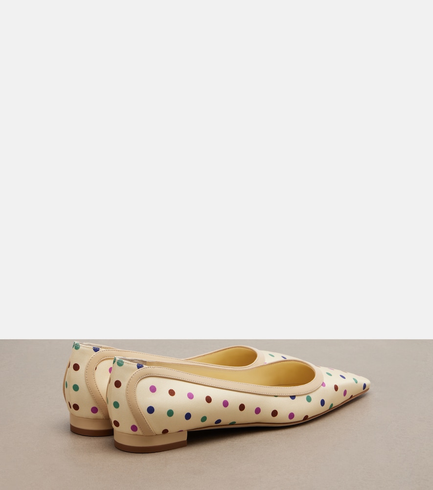  Manolo Blahnik Manolo Blahnik Ballerinas Filotas Mit Lederbesatz 