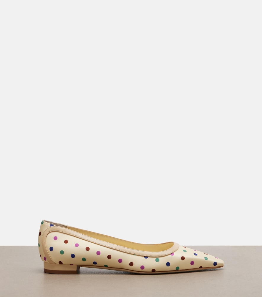  Manolo Blahnik Manolo Blahnik Ballerinas Filotas Mit Lederbesatz 