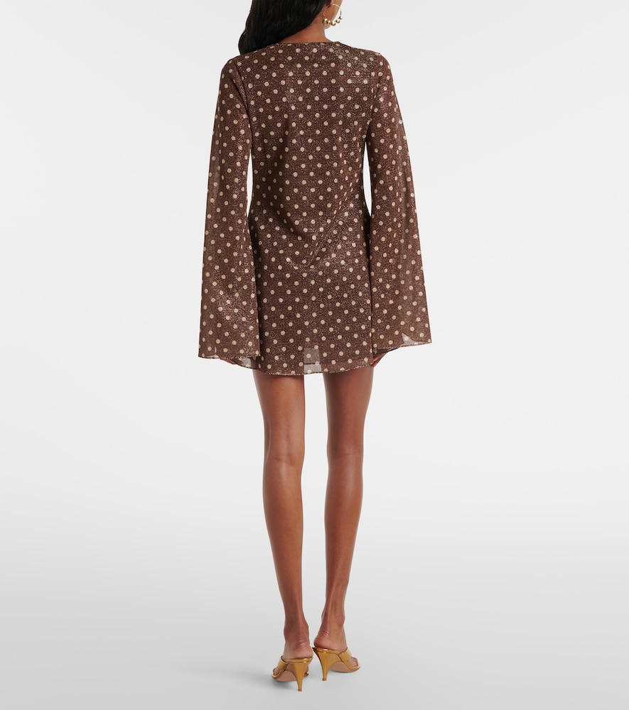  Oseree Osã©ree Lumiã¨re Polka-dot Minidress 