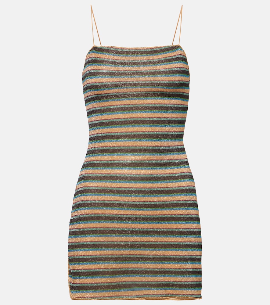Oseree Oséree Lumière striped minidress