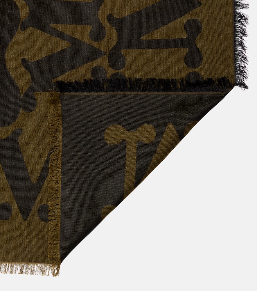  Max Mara Max Mara Tuch Aus Seide Und Wolle 