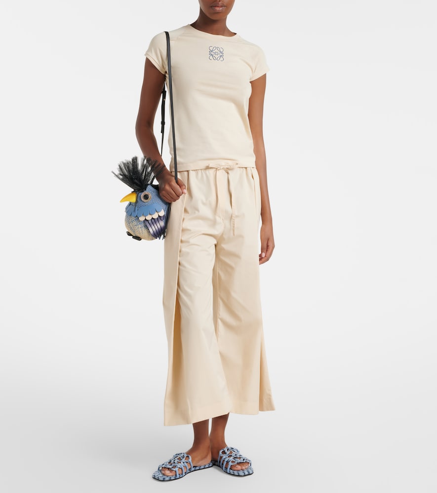 Loewe Paula's Ibiza cotton poplin cropped pants