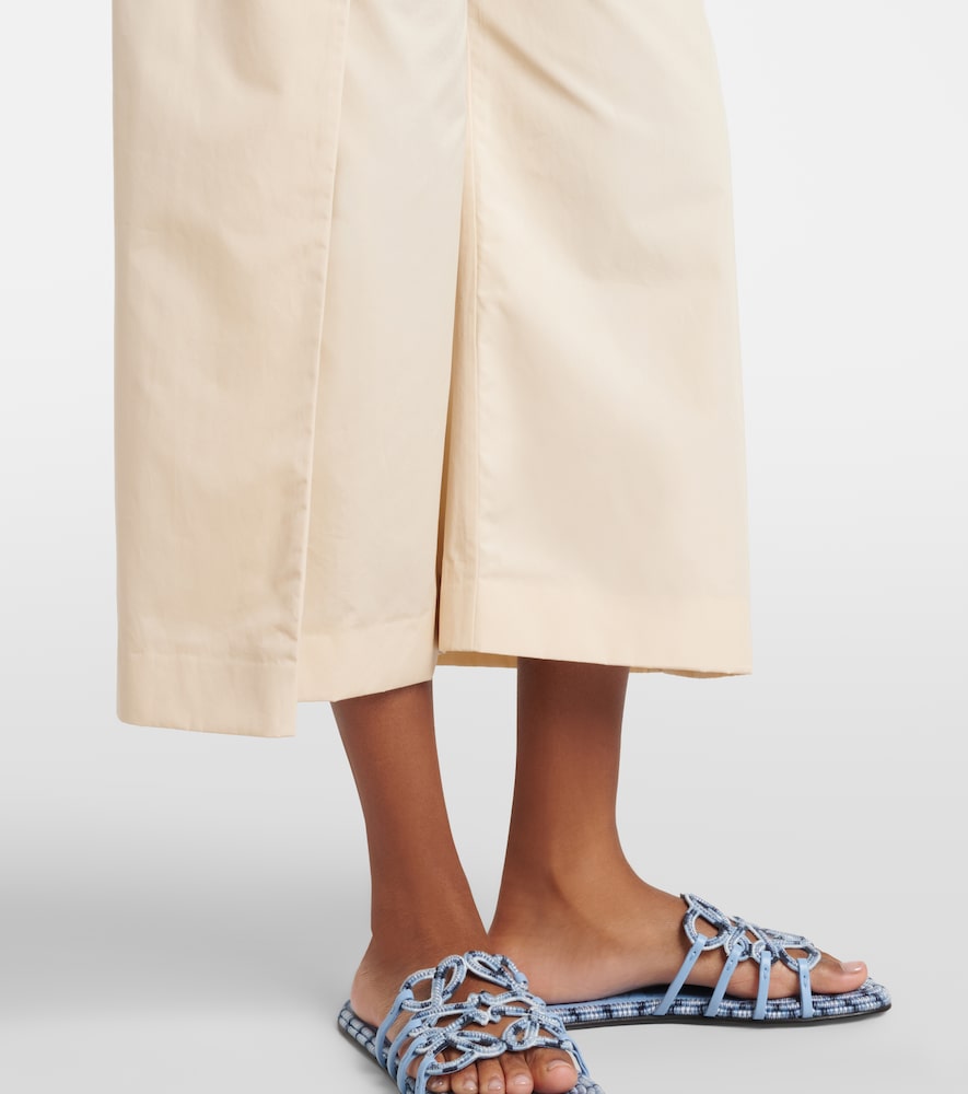  Loewe Loewe Paula's Ibiza Cropped-hose Aus Baumwollpopeline 