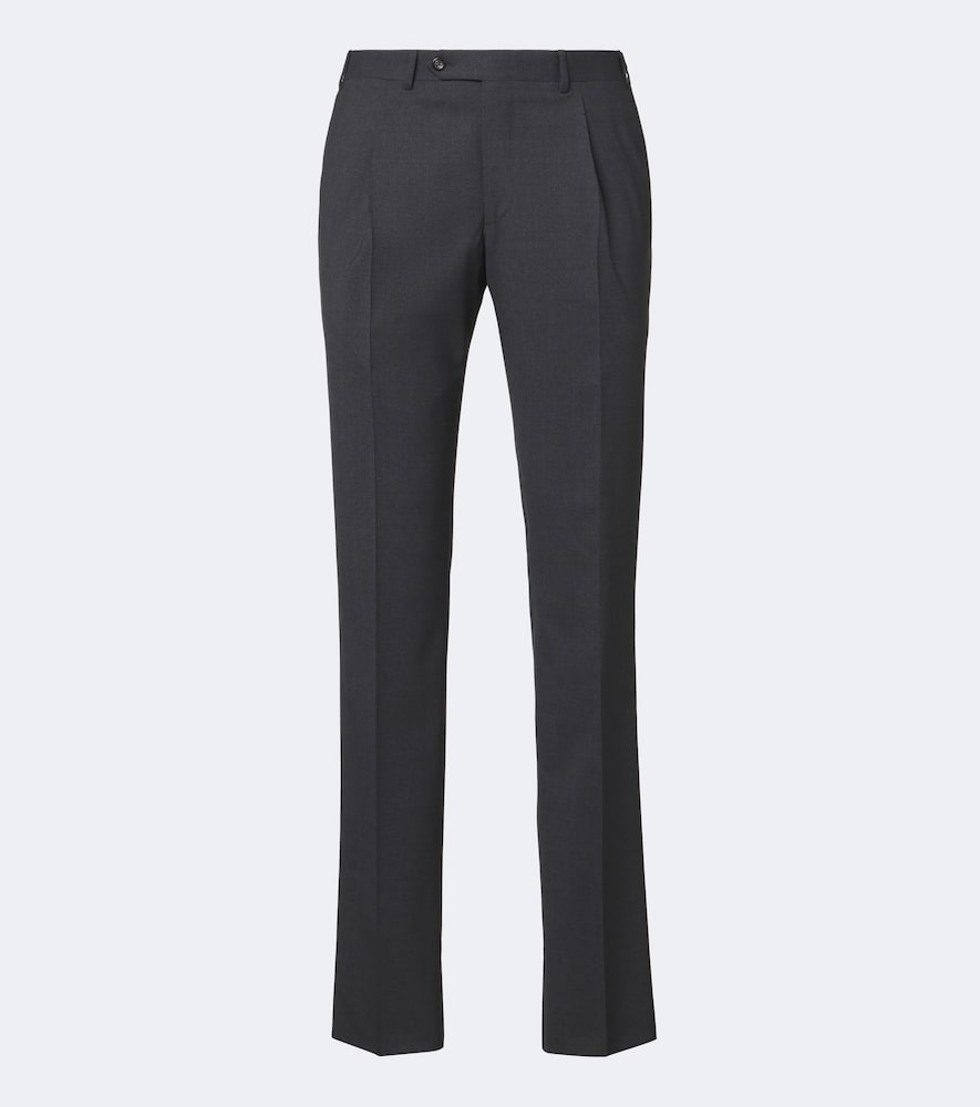 Schmale Hose aus einem Wollgemisch