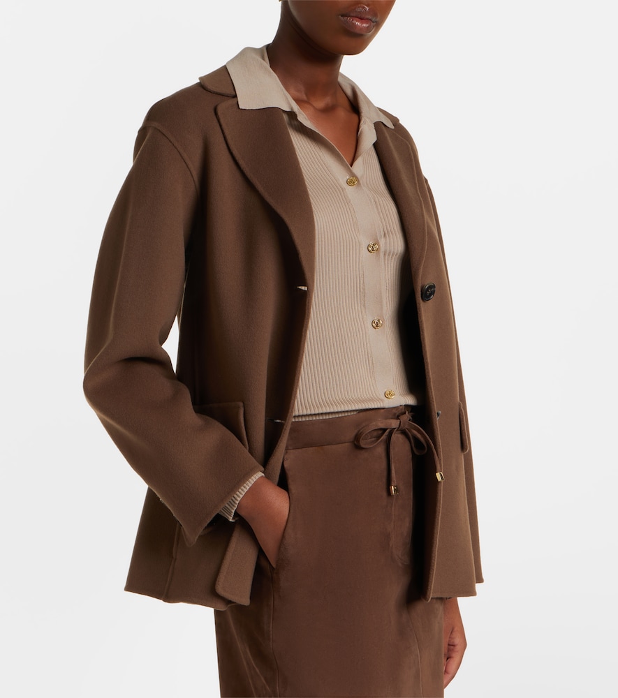  's Max Mara 's Max Mara Ribbed-knit Wool Cardigan 