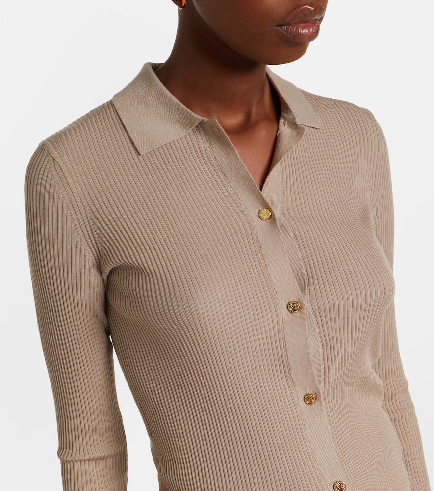  's Max Mara 's Max Mara Ribbed-knit Wool Cardigan 