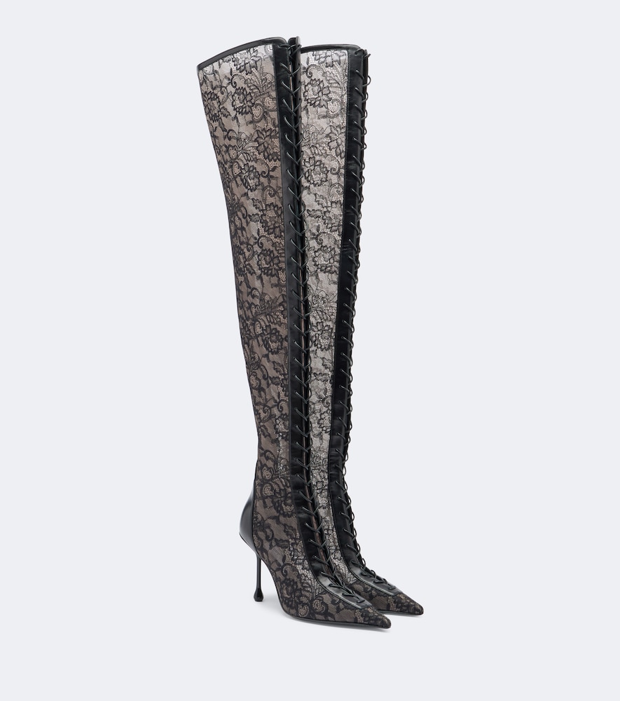 Overknee-Stiefel Scarlett aus Spitze