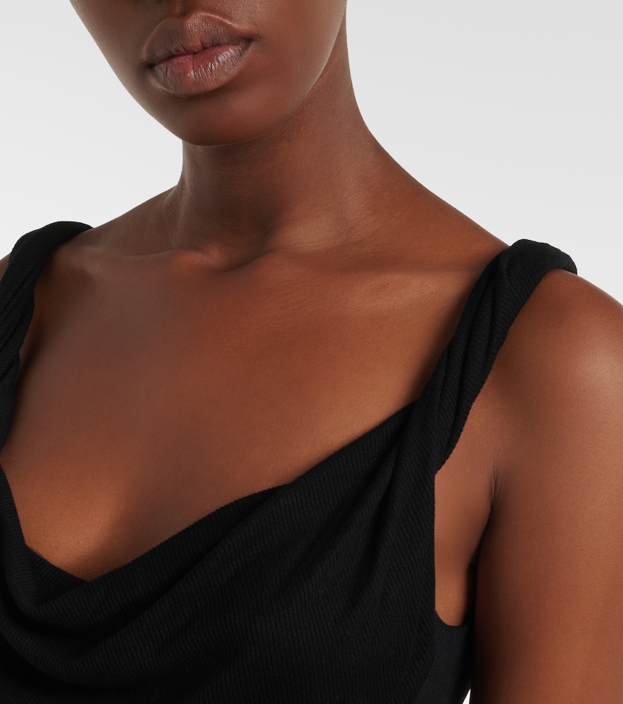 Anna Ribbed-Knit Tank Top