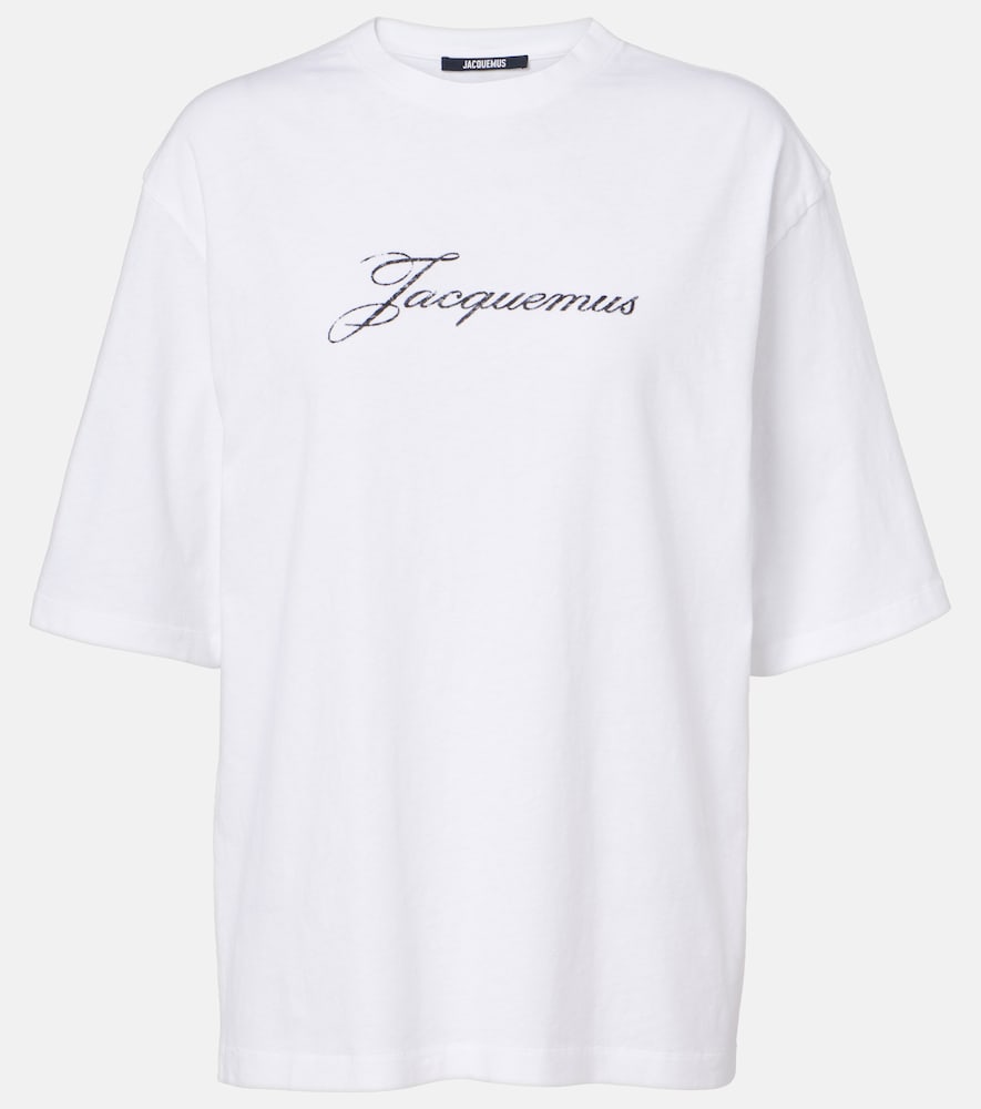Jacquemus Logo cotton-blend jersey T-shirt