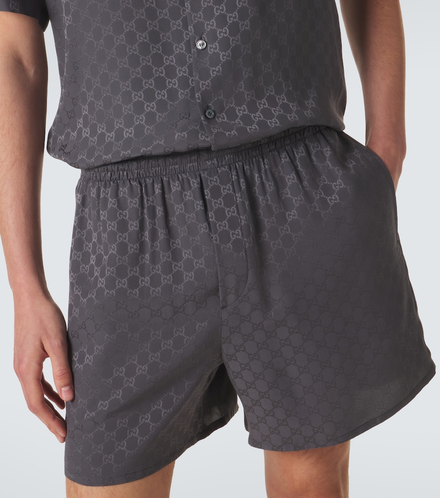  Gucci Gucci Shorts Gg Aus Seiden-jacquard 
