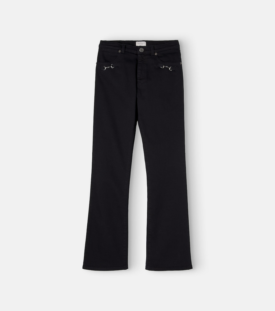Jeans Horsebit in misto cotone