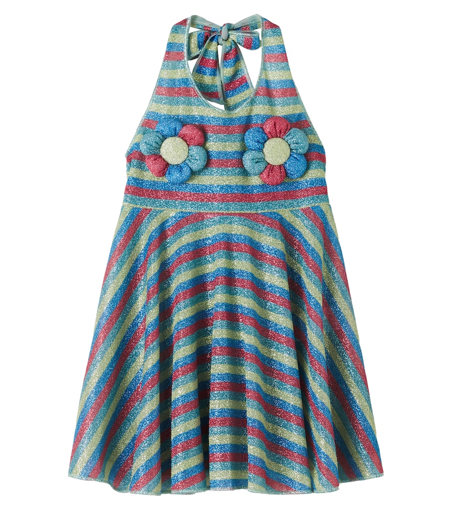 Oseree Oséree Kids Osemini Lumière Striped Dress In Multi