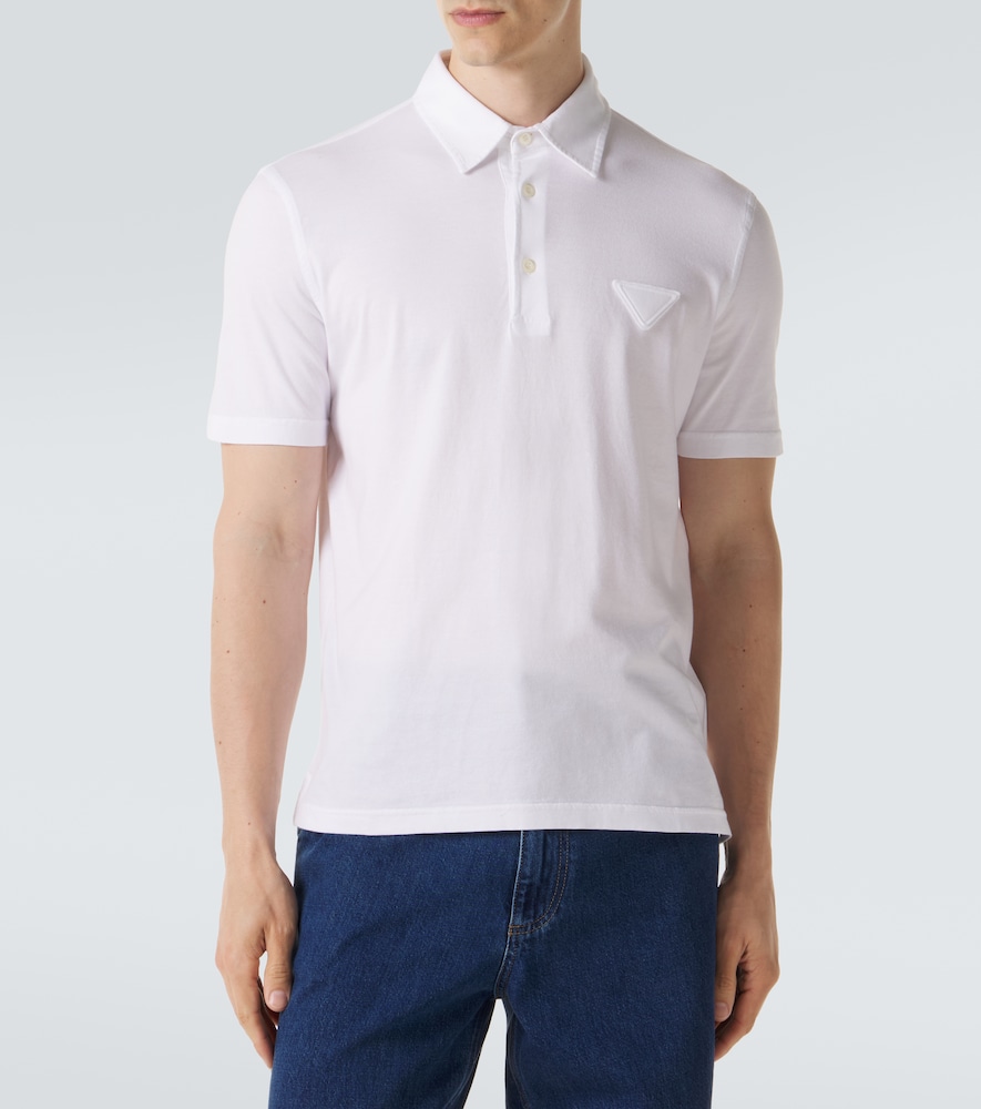  Prada Prada Polohemd Aus Baumwolle 