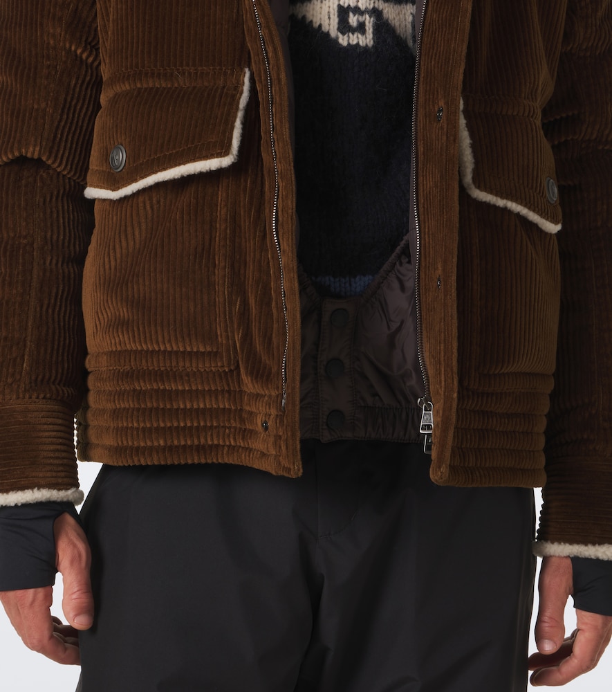 Grenoble Shearling-Trimmed Corduroy Down Jacket