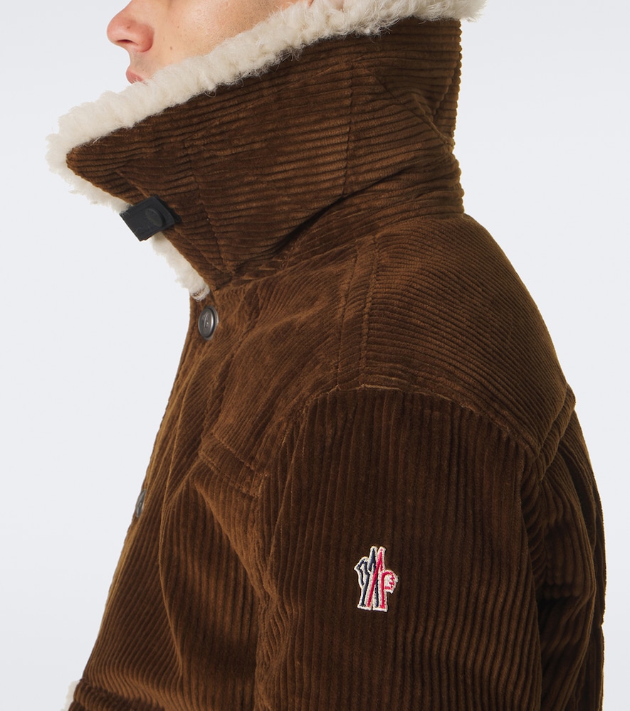 Grenoble Shearling-Trimmed Corduroy Down Jacket