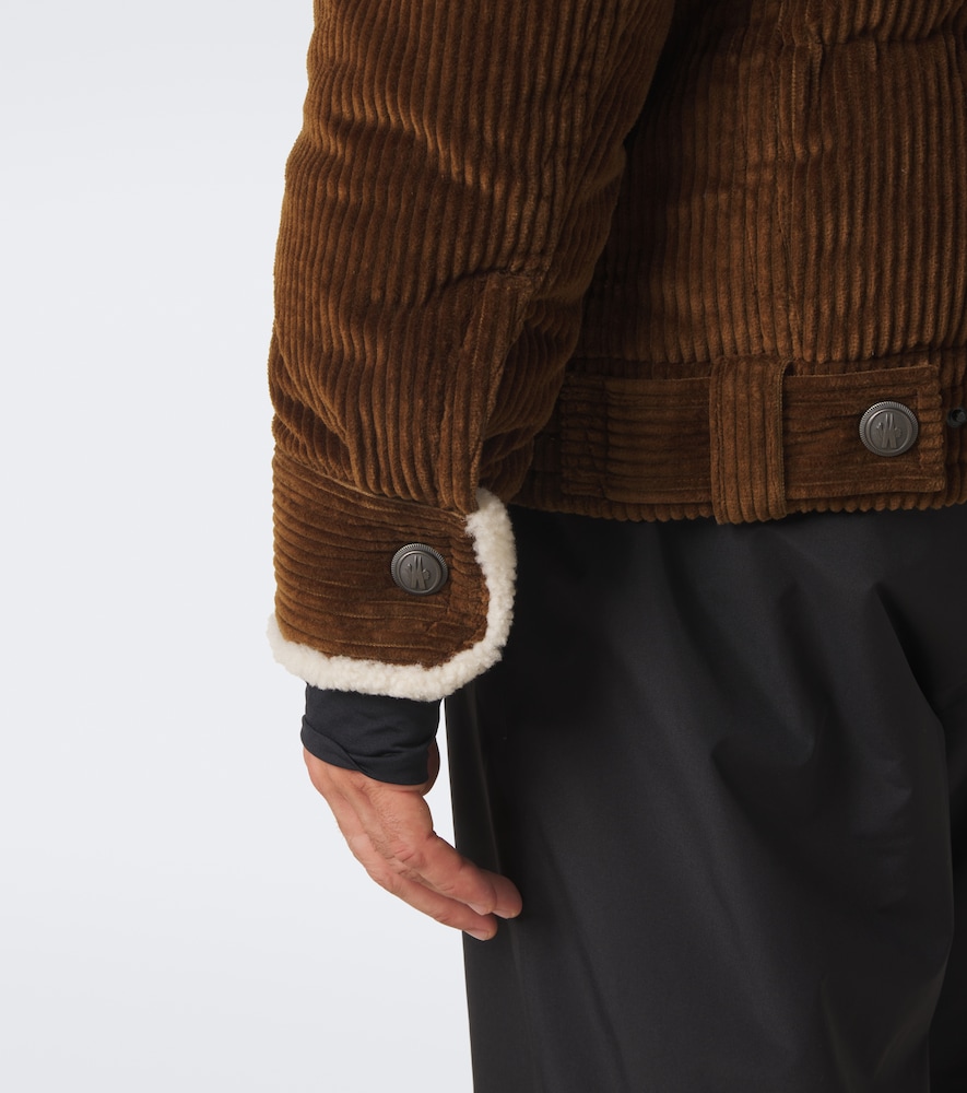 Grenoble Shearling-Trimmed Corduroy Down Jacket
