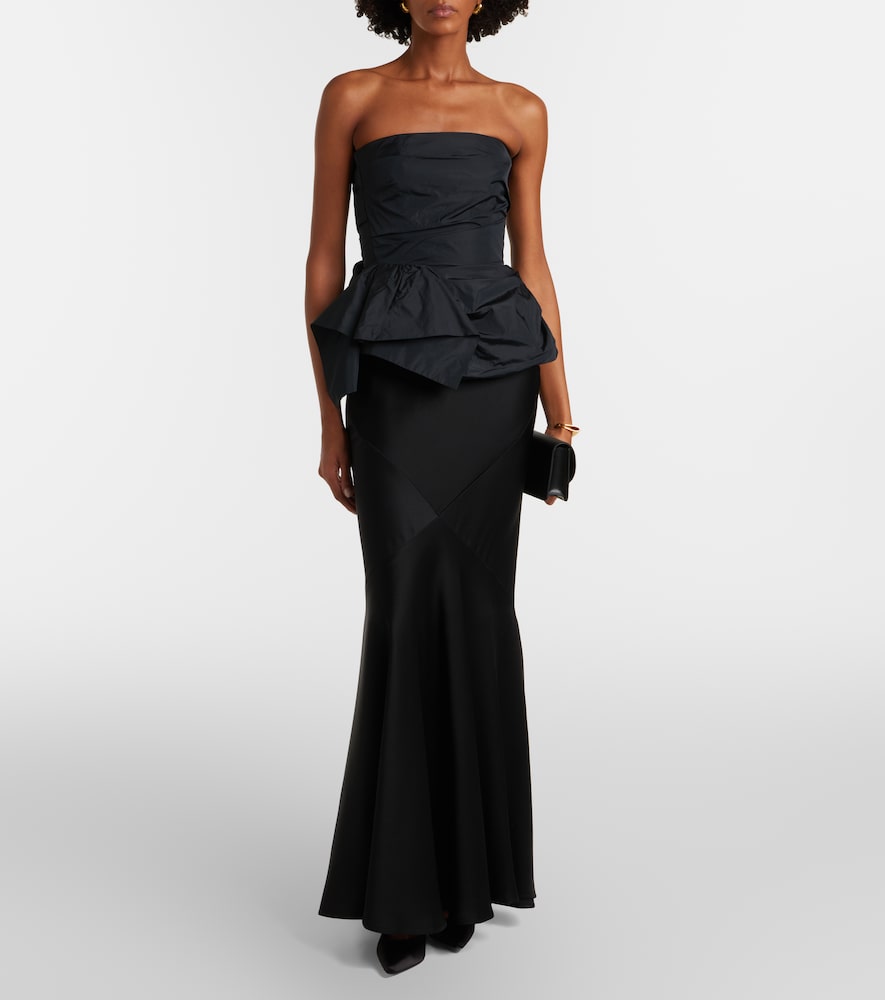 Max Mara Acerbo satin maxi skirt