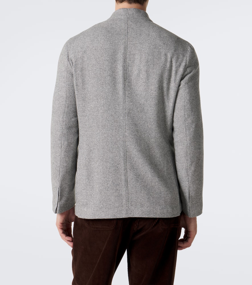 Herringbone Cashmere And Blazer