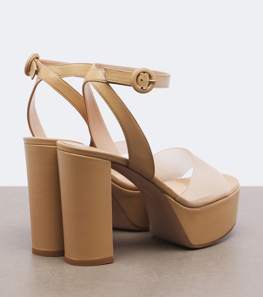 And Pvc Platform Sandals