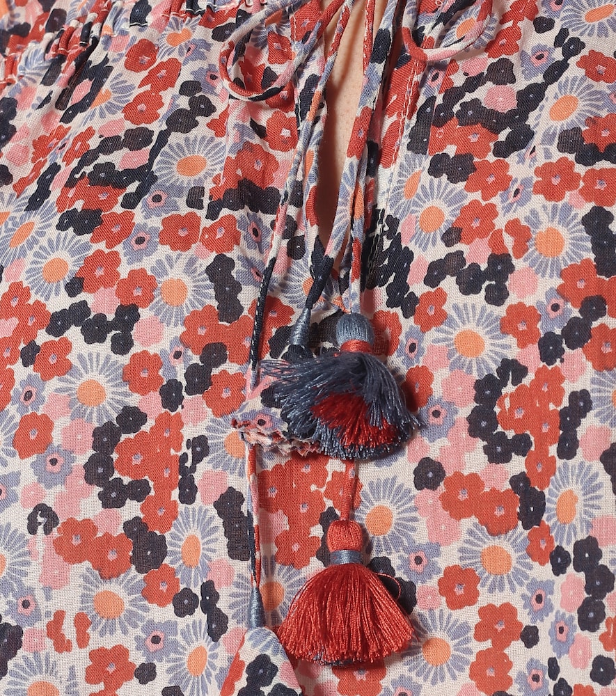  Poupette St Barth Poupette St Barth Clara Floral Cotton Blouse 