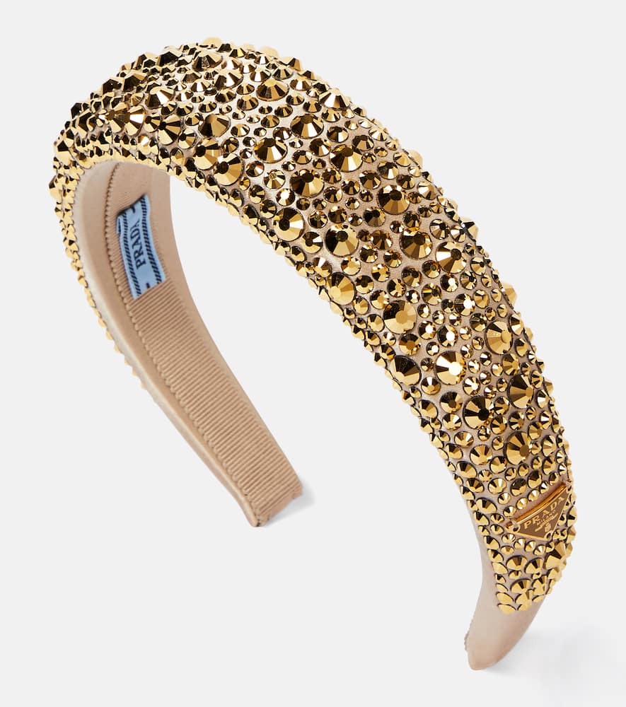 Prada Crystal-embellished headband