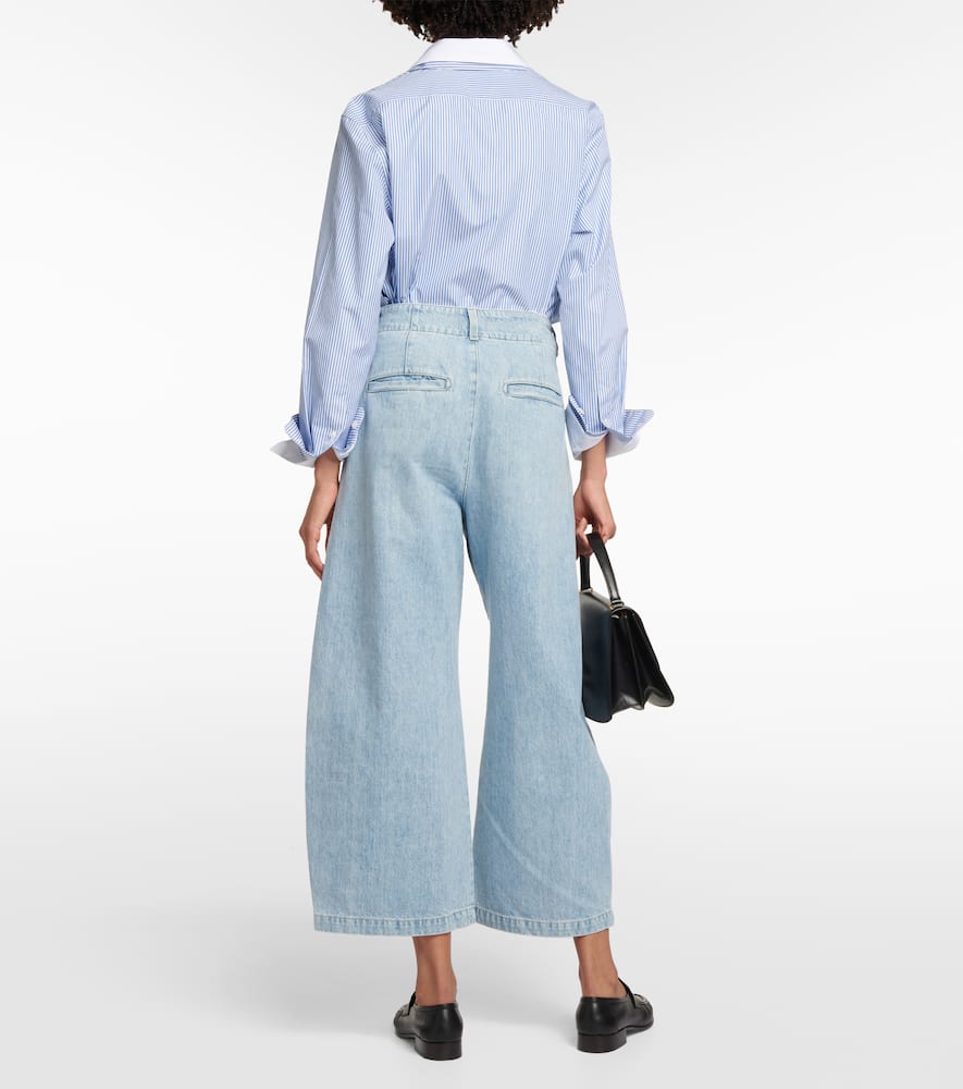 Shop Citizens Of Humanity Payton High-rise Wide-leg Jeans In Blue