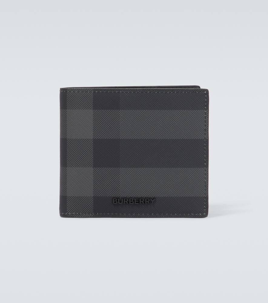 Burberry Vintage Check Wallet In Black