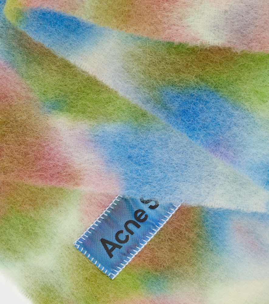  Acne Studios Acne Studios Alpaca, Wool, And Mohair-blend Scarf 