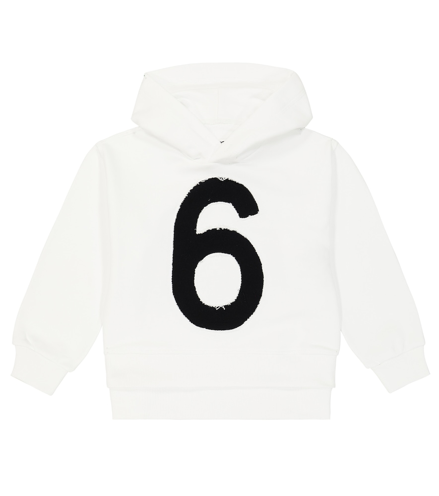 MM6 Maison Margiela Kids Logo cotton jersey hoodie　MM6 メゾン マルジェラ キッズ ロゴ コットン ジャージ パーカー MM6