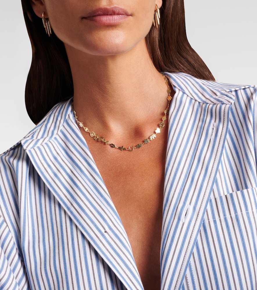 Sydney Evan Pure Tiny 14kt gold necklace