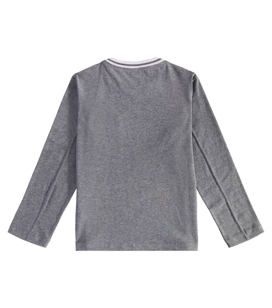 Brunello Cucinelli Longsleeve Aus Baumwolle In Weiss