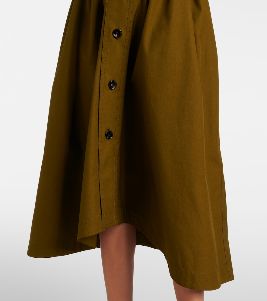 Bottega Veneta Bottega Veneta Hemdblusenkleid Aus Baumwoll-canvas 