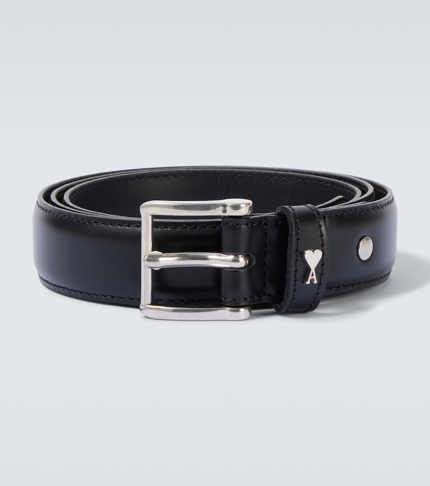 Ami Paris Paris Paris leather belt