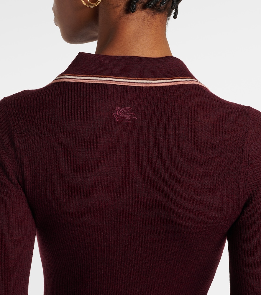  Etro Etro Polopullover Aus Wolle Und Baumwolle 