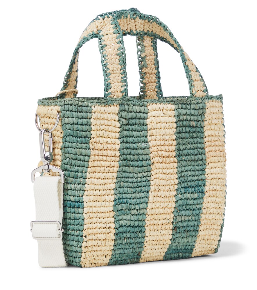  Bonpoint Bonpoint Cabas Raffia Tote Bag 