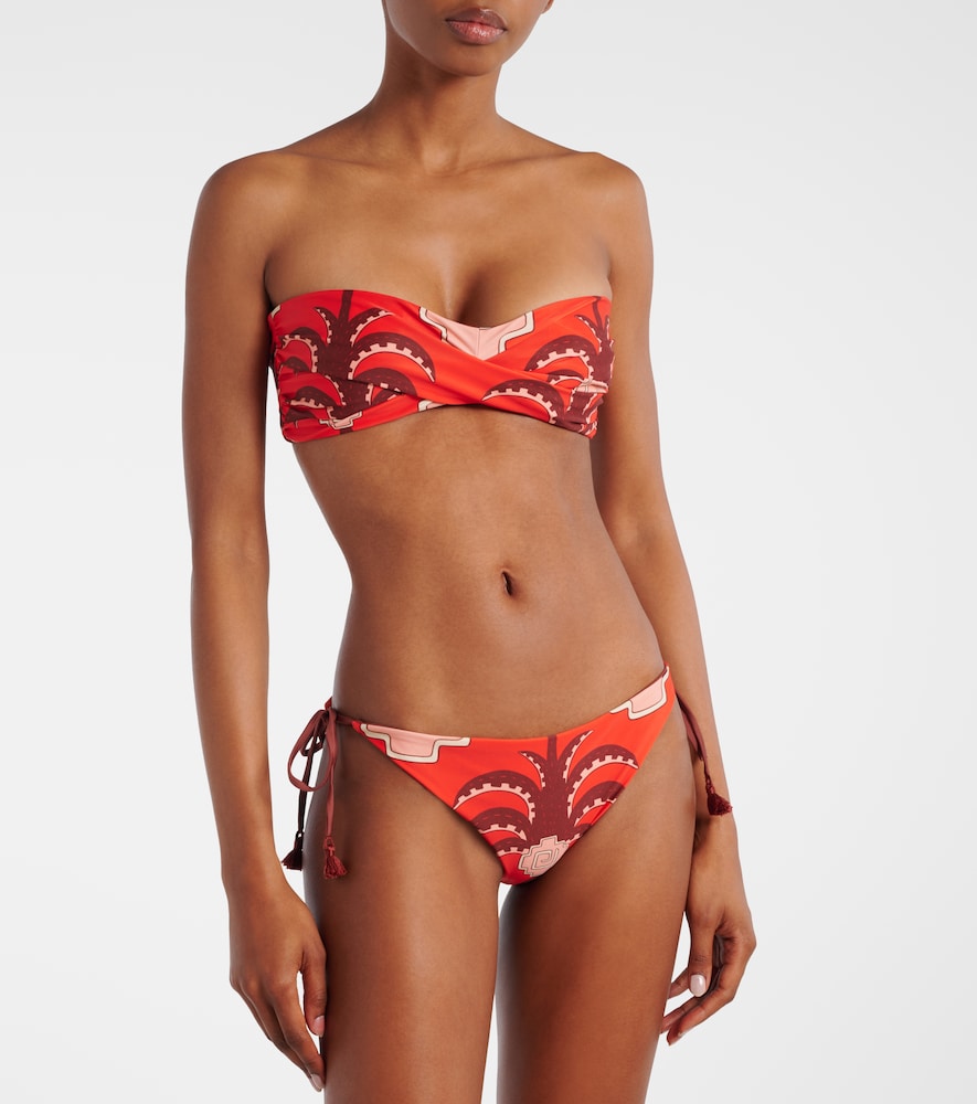 Johanna Ortiz Sagrado printed low-rise bikini bottoms