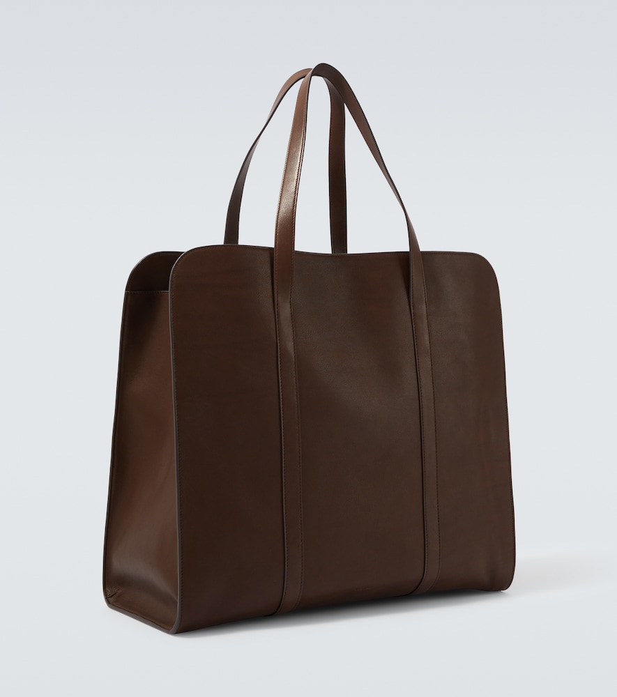  The Row The Row Ben Leather Tote Bag 