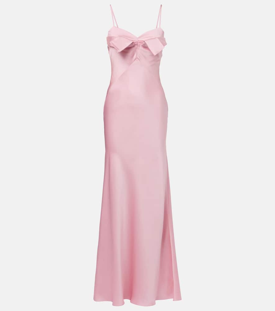 Silk satin gown