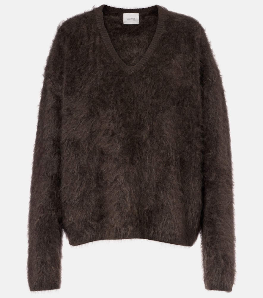 Lisa Yang The Margareta Brushed Cashmere Jumper In Brown