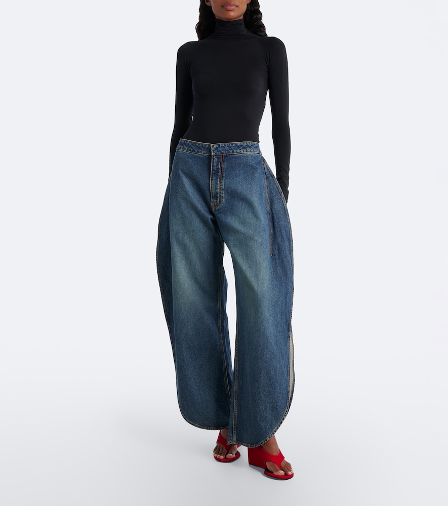 Alaïa Cube 75 Velvet Wedge
