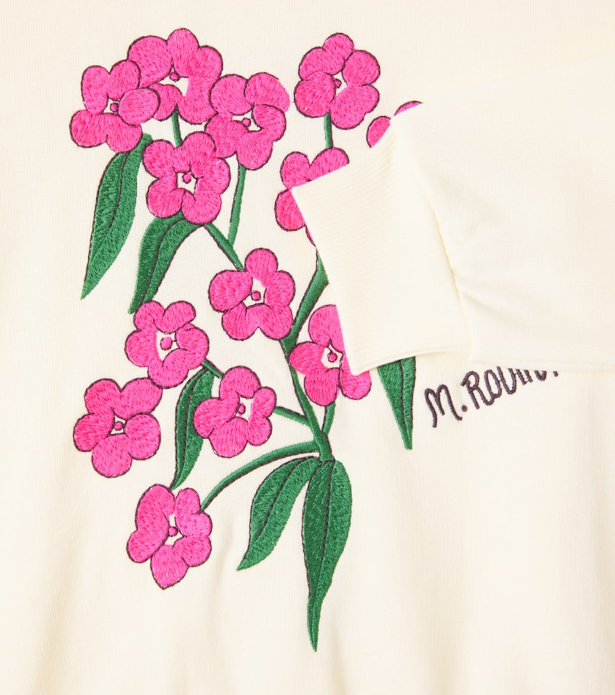 Mini Rodini Printed Cotton Sweatshirt In Neutral