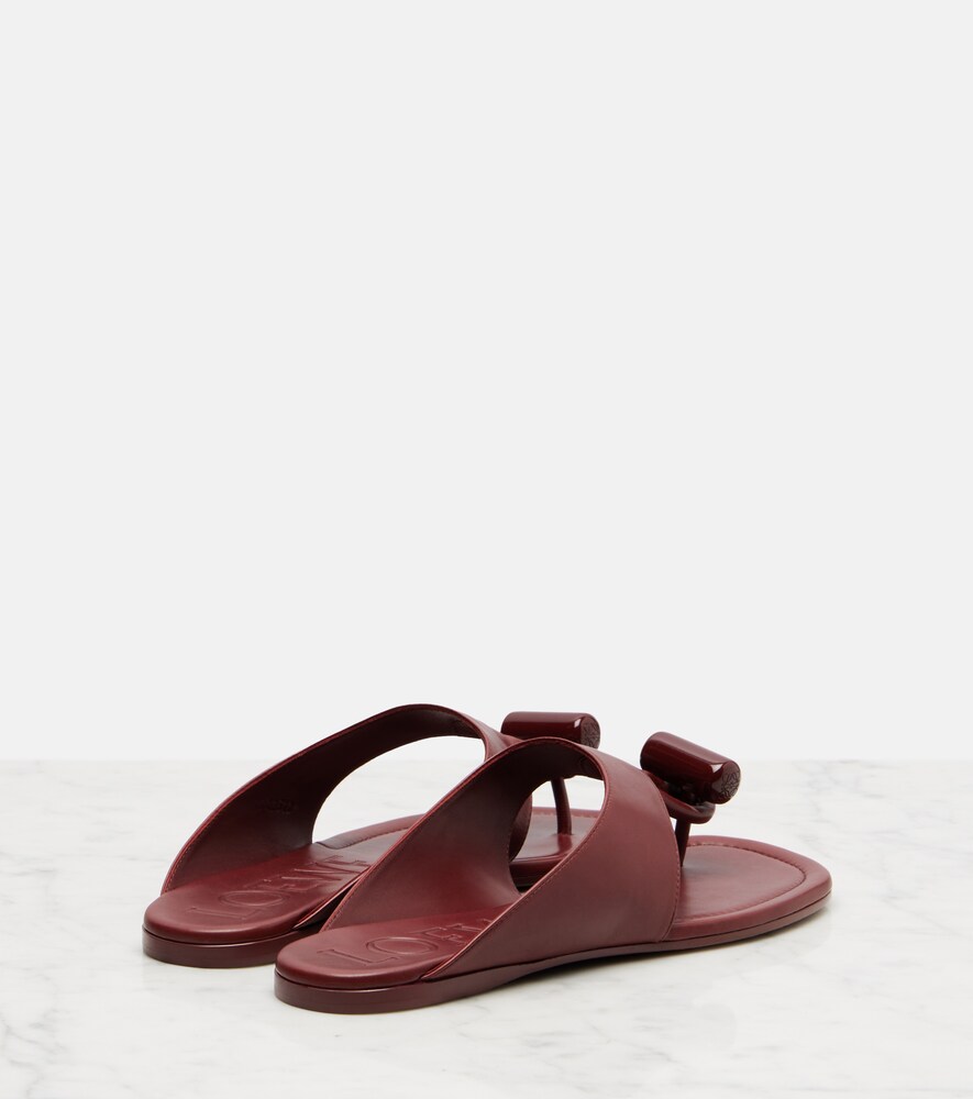  Loewe Loewe Sandalen Toggle Aus Leder 