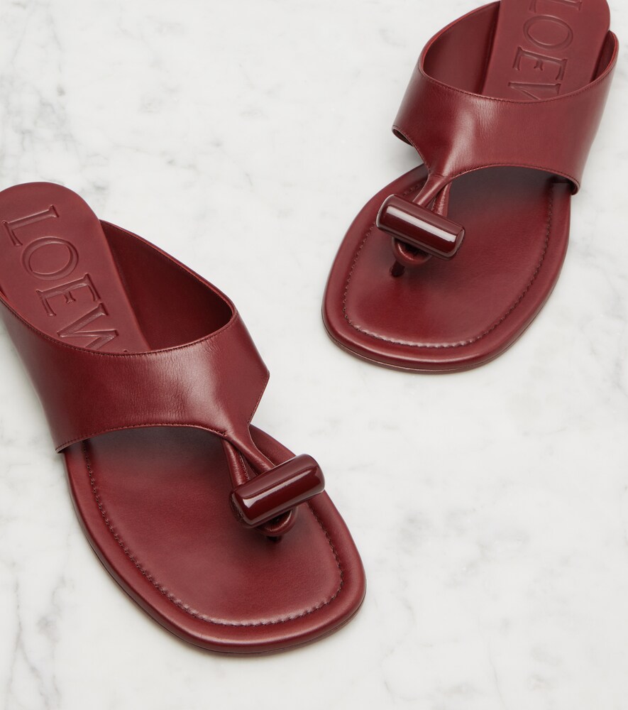  Loewe Loewe Sandalen Toggle Aus Leder 