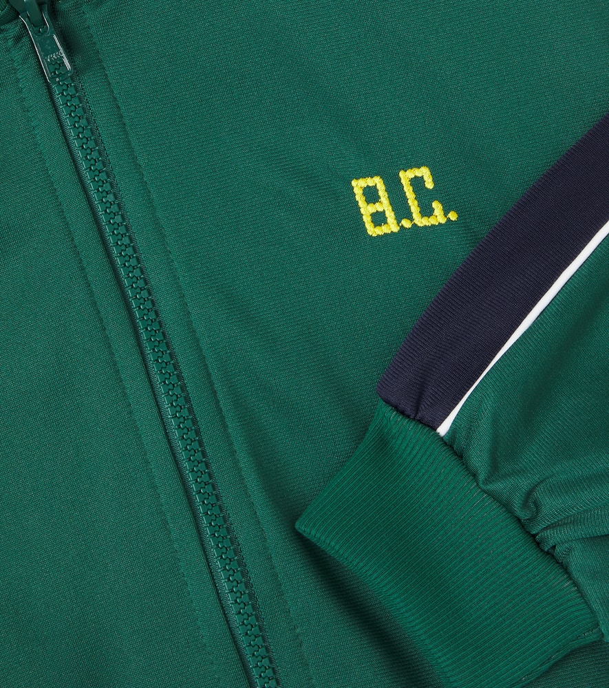 Bobo Choses Embroidered Track Jacket In Green