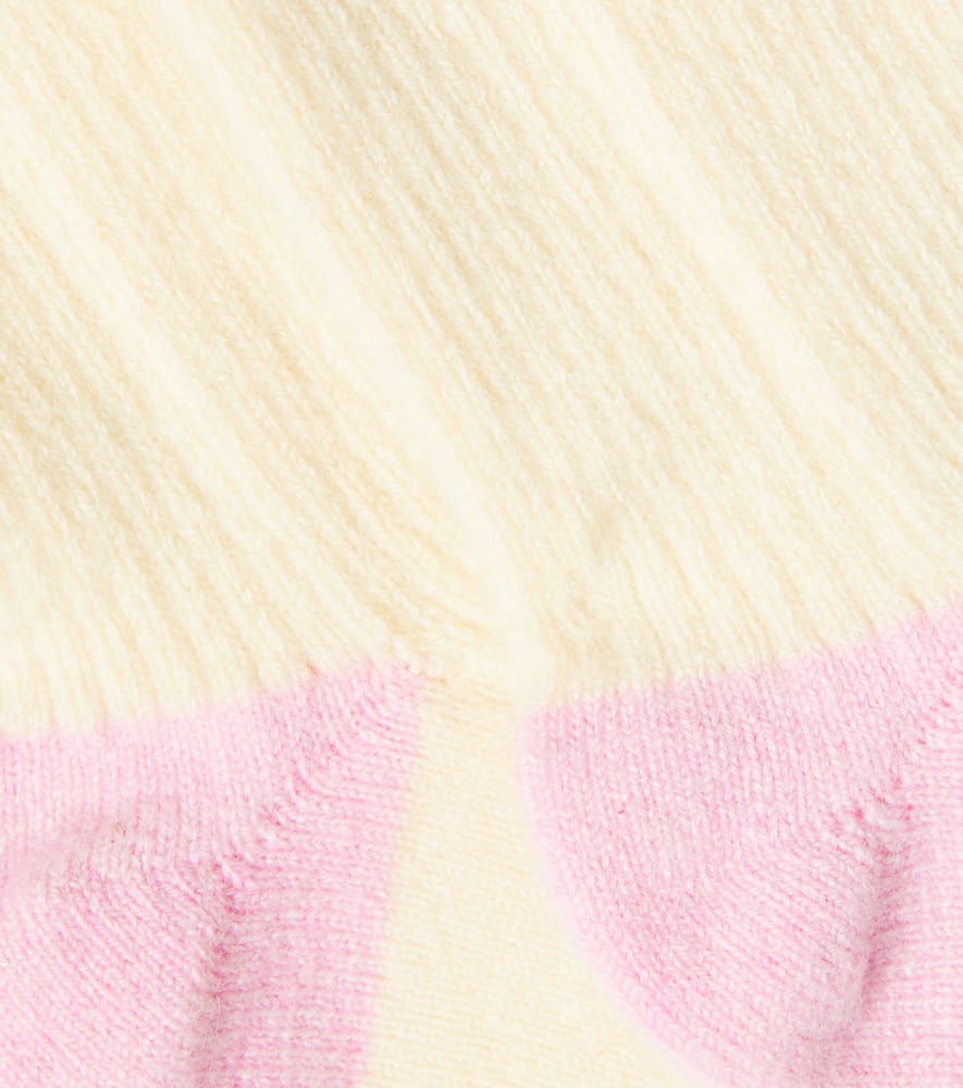 Bonpoint X Guest In Residence Loran Cashmere-blend Socks In Multi